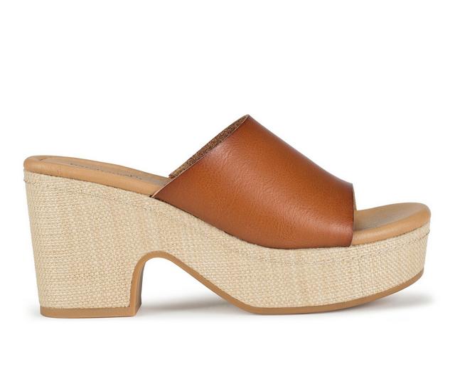 Women's Baretraps Teah Wedges in Dark Caramel color