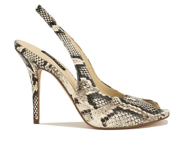 Women's Nine West Pretta Pumps in Light Nat/Snake color
