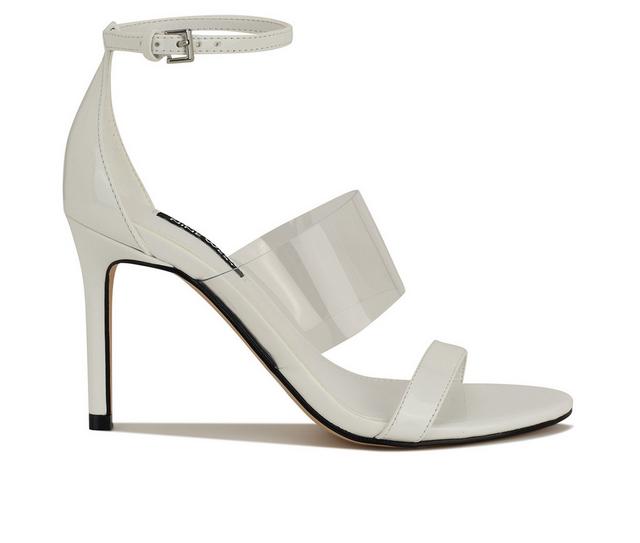 Women's Nine West Vallie Dress Sandals in White color