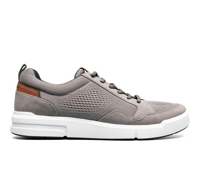 Men's Nunn Bush Kore City Rally Mesh Moc Toe Sneakers in Grey Multi color