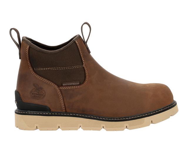 Men's Georgia Boot Georgia Carbon Flex Wedge GB00731 Work Boots in Brown color