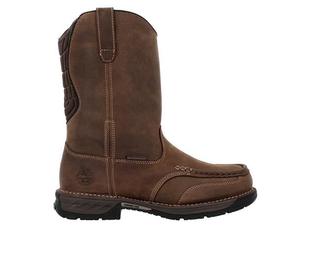 Men's Georgia Boot Georgia Athens 360 GB00738 Work Boots in Brown color