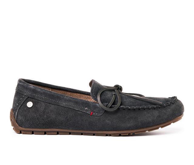 Men's Minnetonka Men's Loafer Moc Loafers in Charcoal color