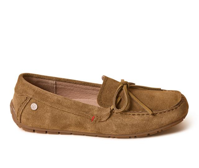 Women's Minnetonka Women's Loafer Moc Loafers in Sage color