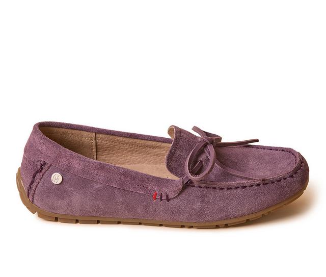 Women's Minnetonka Women's Loafer Moc Loafers in Dusky Amethyst color