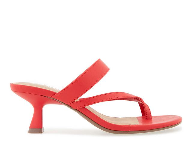 Women's Esprit Elian Dress Sandals in Red color