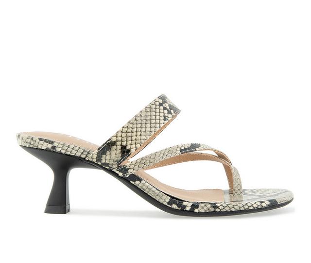Women's Esprit Elian Dress Sandals in Snake Print color