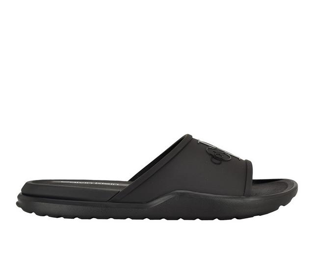 Men's Calvin Klein Meloy Slides in Black color