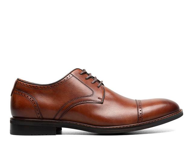 Men's Stacy Adams Bailey Oxfords in Brandy color
