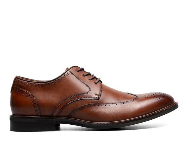 Men's Stacy Adams Bennett Oxfords in Brandy color