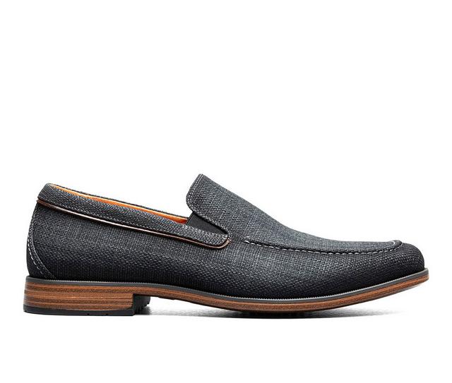 Men's Stacy Adams Ridgely Loafers in Charcoal color