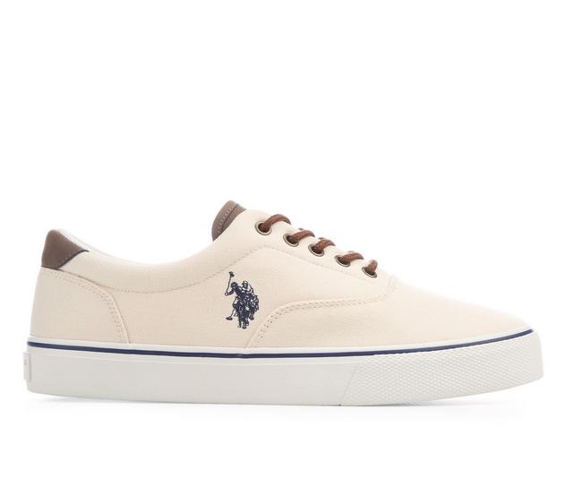 Men's US Polo Assn Wembley Casual Shoes in Cream color
