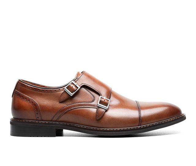 Men's Stacy Adams Boswell Oxfords in Brandy color
