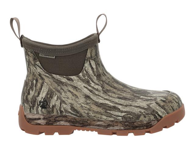 Men's Rocky Backlands Rain Boots in Camo color