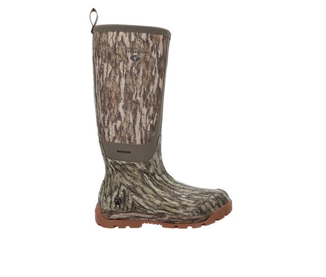 Men's Rocky Backlands Tall Boot Farm Boots in Camo color