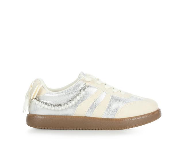 Girls' Jellypop Little Kid & Big Kid Hollie Shoes in Silver/White color