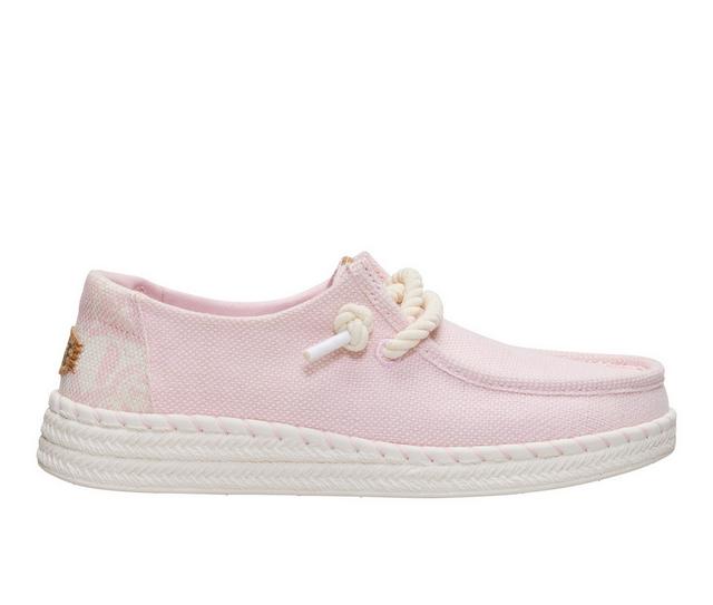 Women's HEYDUDE Wendy Espadrille in Pink color
