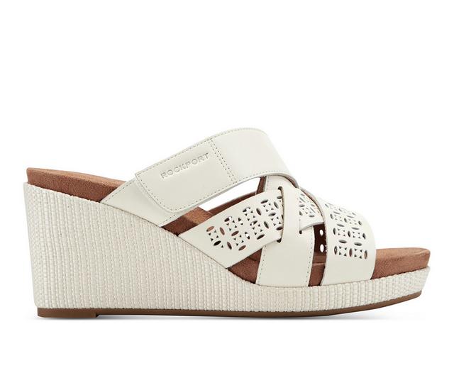 Women's Rockport Britta Wedges in Ivory color