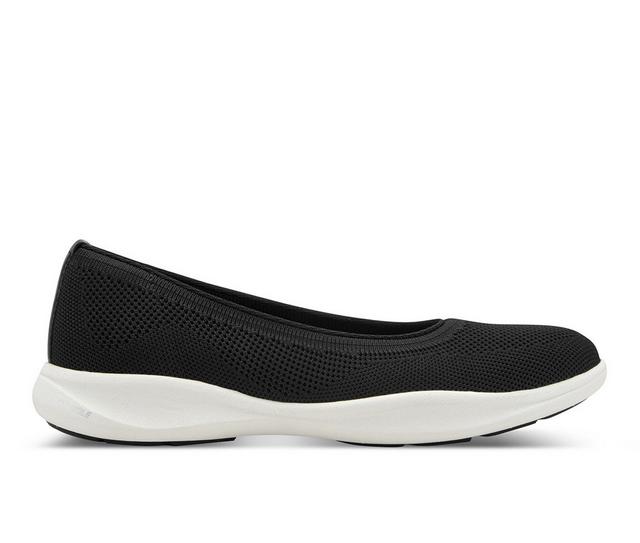 Women's Rockport Roana Flats in Black color