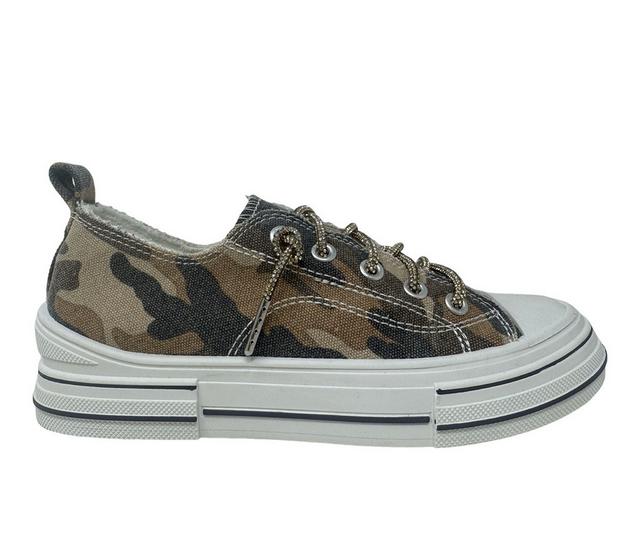 Women's Very G Aman Camo Sneakers in Sand color