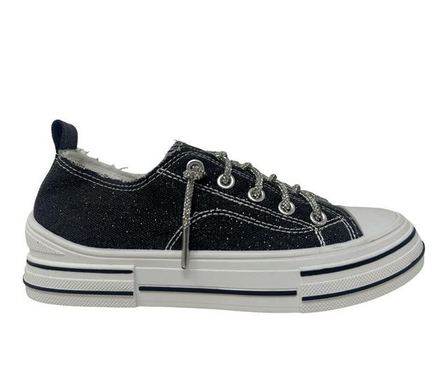 Women's Very G Aman Original Sneakers in Black Sparkle color
