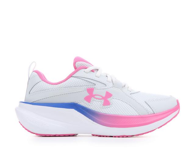 Under Armour Little Kid Lockdown 8 Basketball Shoes in Pnk/Pnk/Silver color