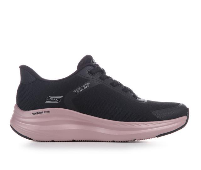 Women's Skechers 117809 BOBS Infinity 2.0 Sneakers in Black/Pink color