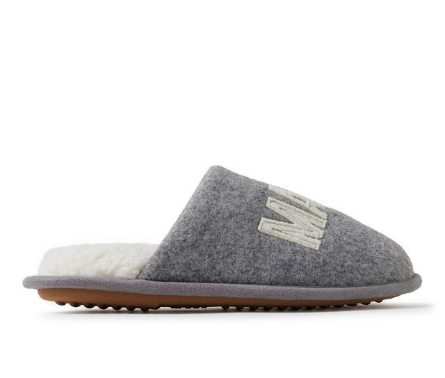Dearfoams Women's Carson Scuff Slippers in Heather Grey color