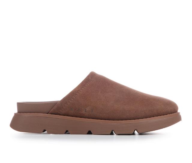 Women's Reef Vista Luxe Mariana Clogs in Chocolate color