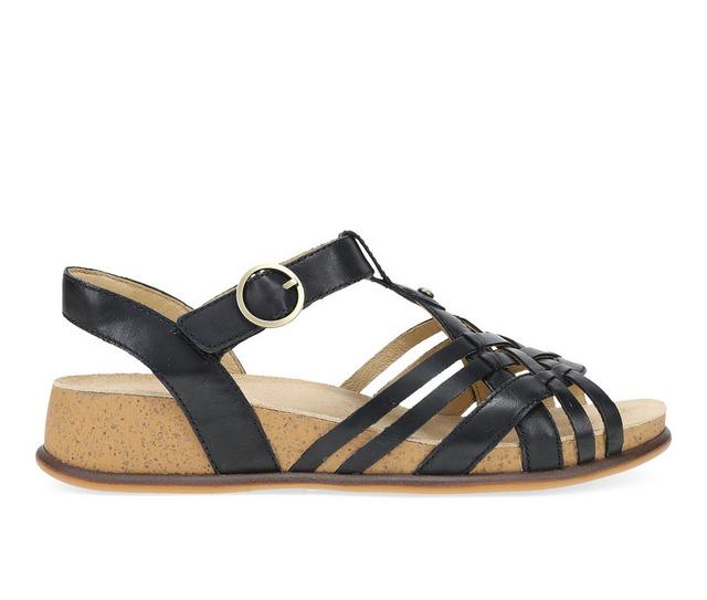 Dansko Christa Wedges in Black color