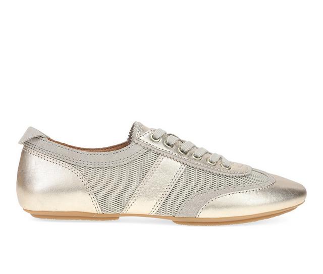 Women's Dansko Milana Sneakers in Gold Metallic color