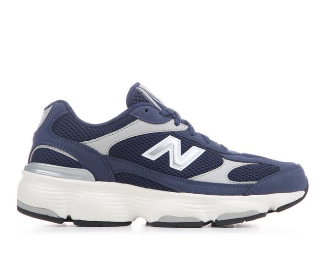 Boys' New Balance Big Kid 603 Running Shoes in Navy/Silver color