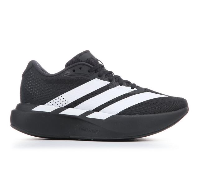 Boys' Adidas Big Kid Adizero Pacer Running Shoes in Blk/Blk/Wht color