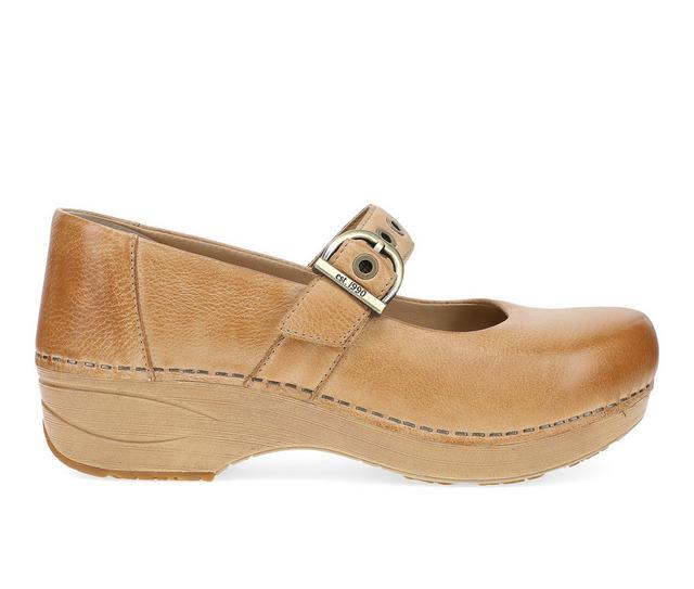 Women's Dansko XP 2.0 Mary Jane Clog Clogs in Honey color