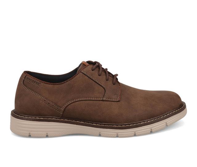 Men's Dockers Emil Oxofrds in Dark Brown/Taup color