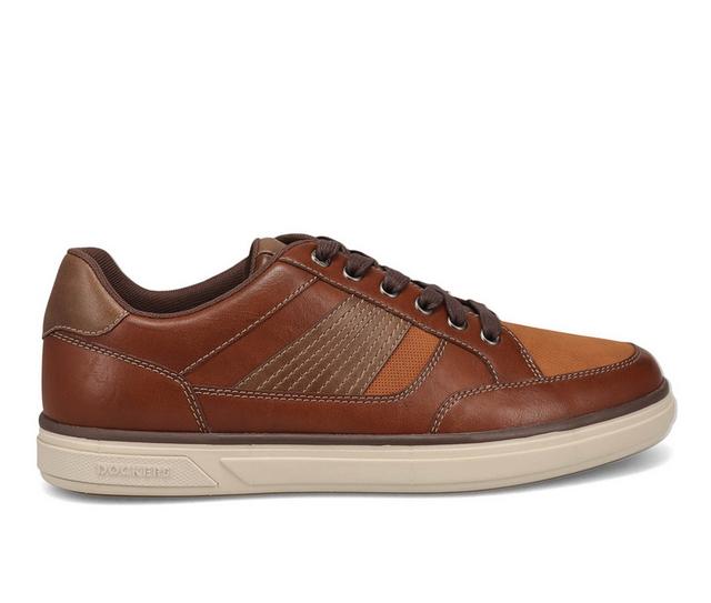 Men's Dockers Fielder Sneakers in British Tan color