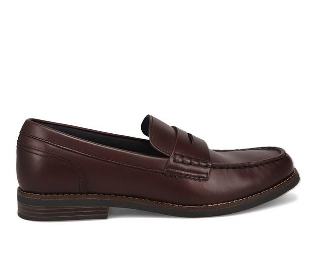 Men's Dockers Pembroke Loafers in Burgundy color