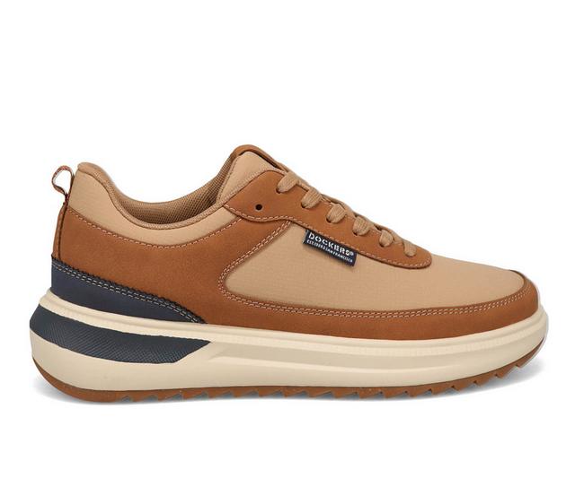 Men's Dockers Revved Dress Shoes in British Tan color