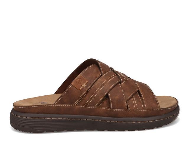 Men's Dockers Seville Sandals in Dark Tan color