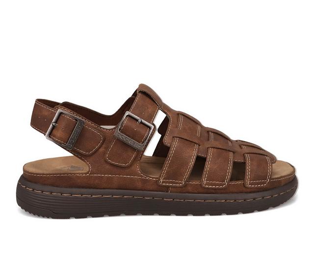 Men's Dockers Sorrento Sandals in Dark Tan color