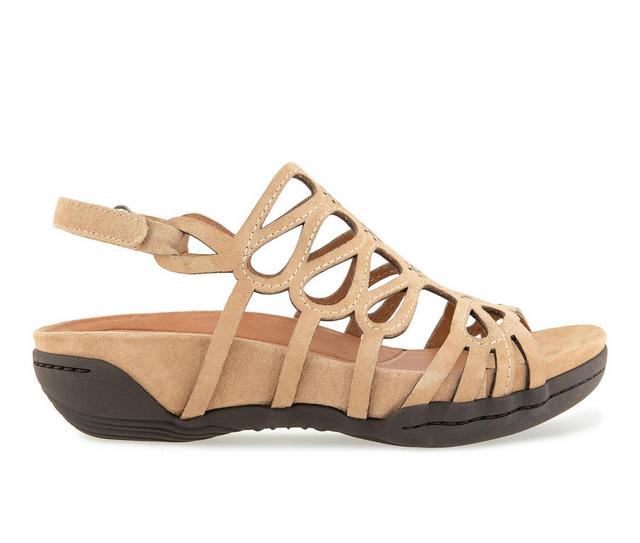 Women's Jambu Miriam Footbed Sandals in Apricot color