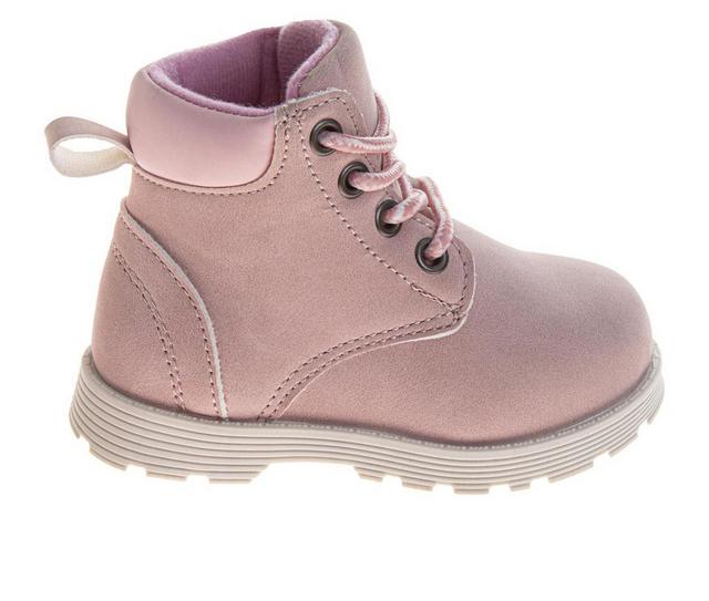 Josmo Girl's Inf O-99341N Construction Boots Boots in Pink color