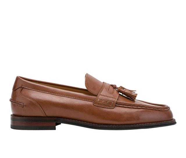 Men's Tommy Hilfiger Sosmo Loafers in Medium Brown color