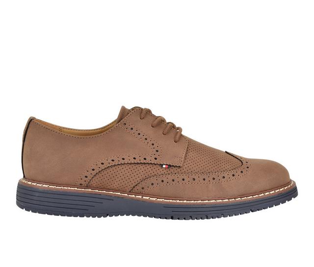 Men's Tommy Hilfiger Hinede Dress Shoes in Brown Multi color