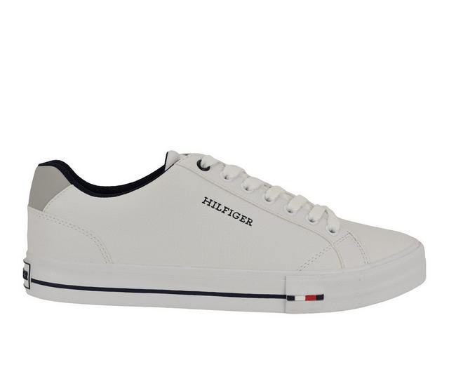 Men's Tommy Hilfiger Risabel Sneakers in White/Grey color
