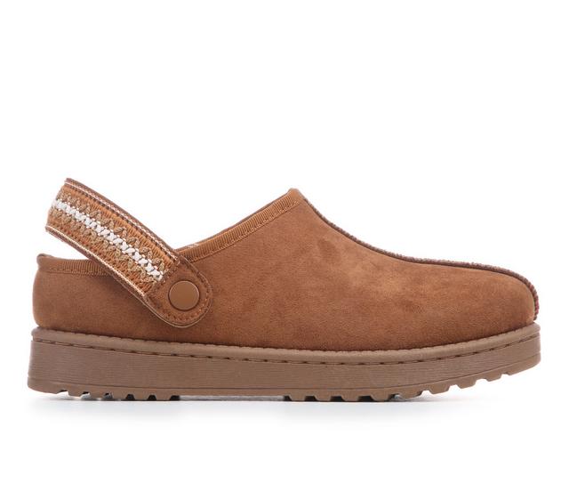 Women's White Mountain Incast Slippers in Chestnut color