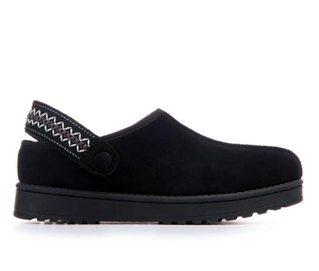 Women's White Mountain Incast Slippers in Black color