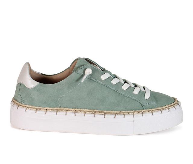 Women's DIBA TRUE Em Belish Sneakers in Mint/White color