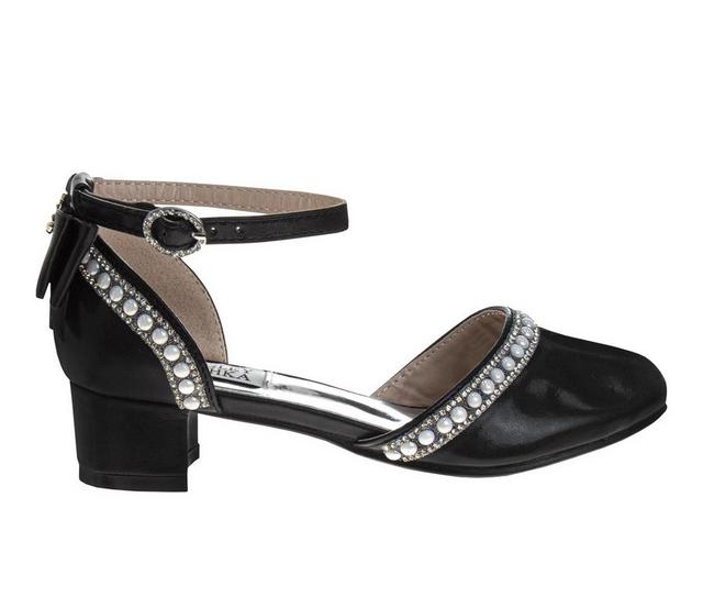 Badgley Mischka Low Heel Dress Shoes Girls Dress Shoes in Black color