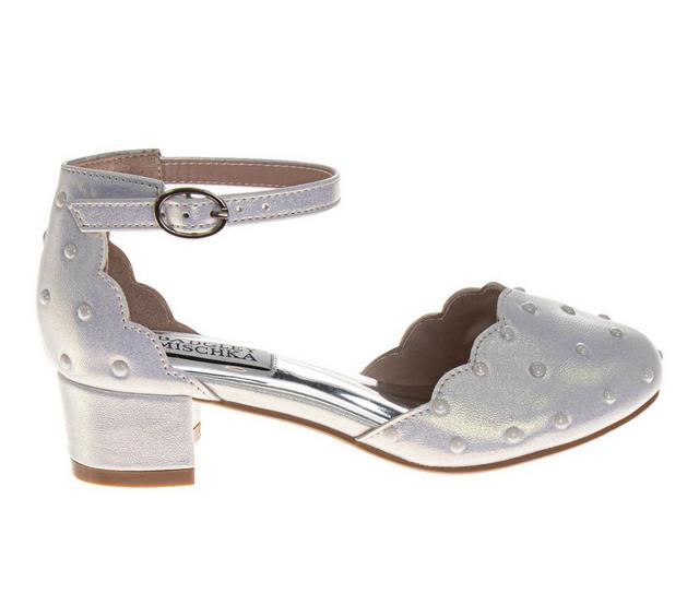 Girls' Badgley Mischka Little Kid Elegant Low Pumps in White color